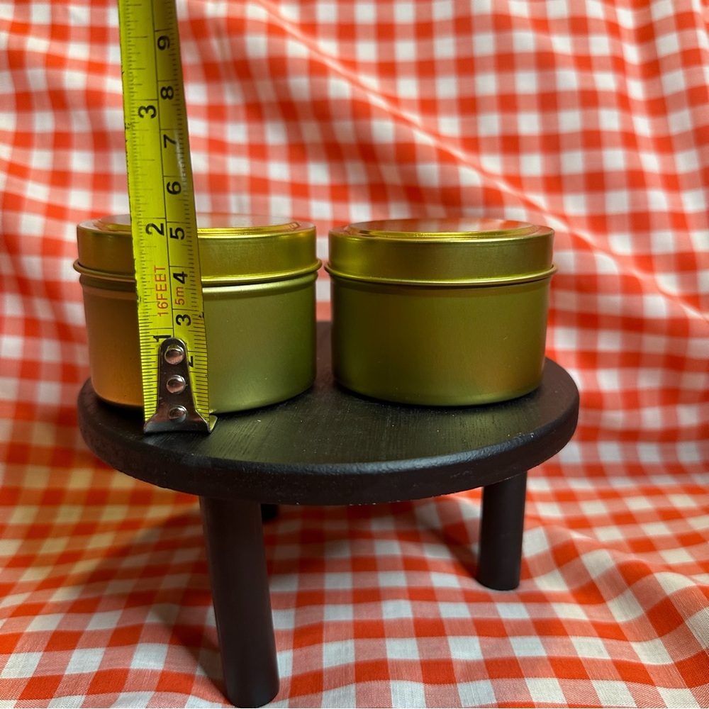 Handmade Golden Waffle And Chocolate Sweet Orange 4oz Beeswax Candles NEW - Picture 7 of 9